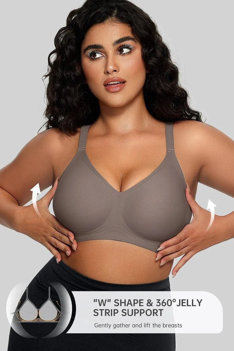 Women Comfortable Push Up Bras Wireless Seamless Full Coverage Bra
