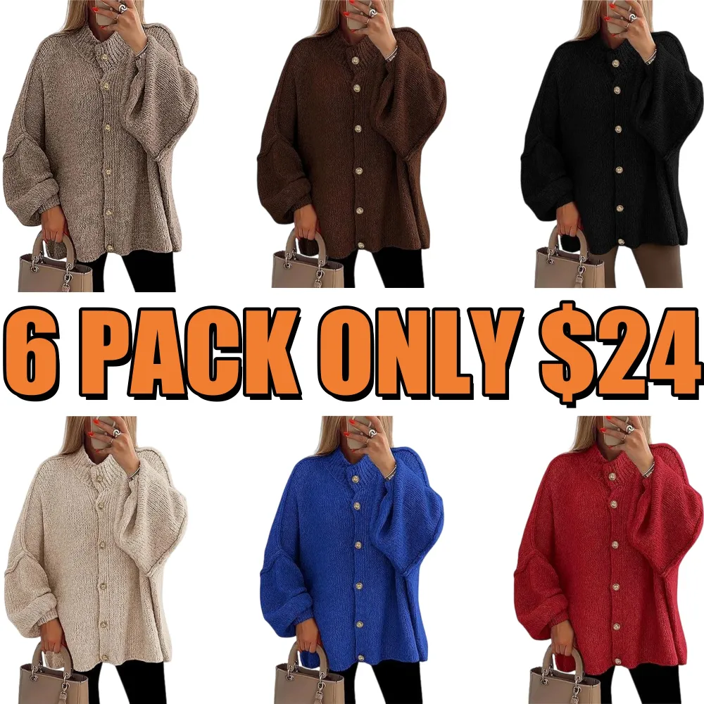 Women's Winter Button Down Cardigan Sweaters