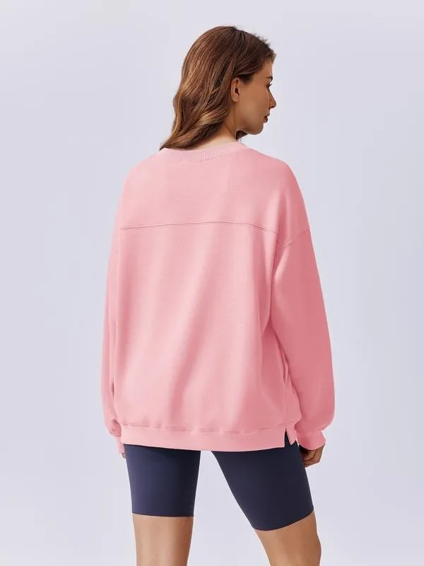 Women's Oversized Sweatshirt 2025 Spring Outfit Long Sleeve