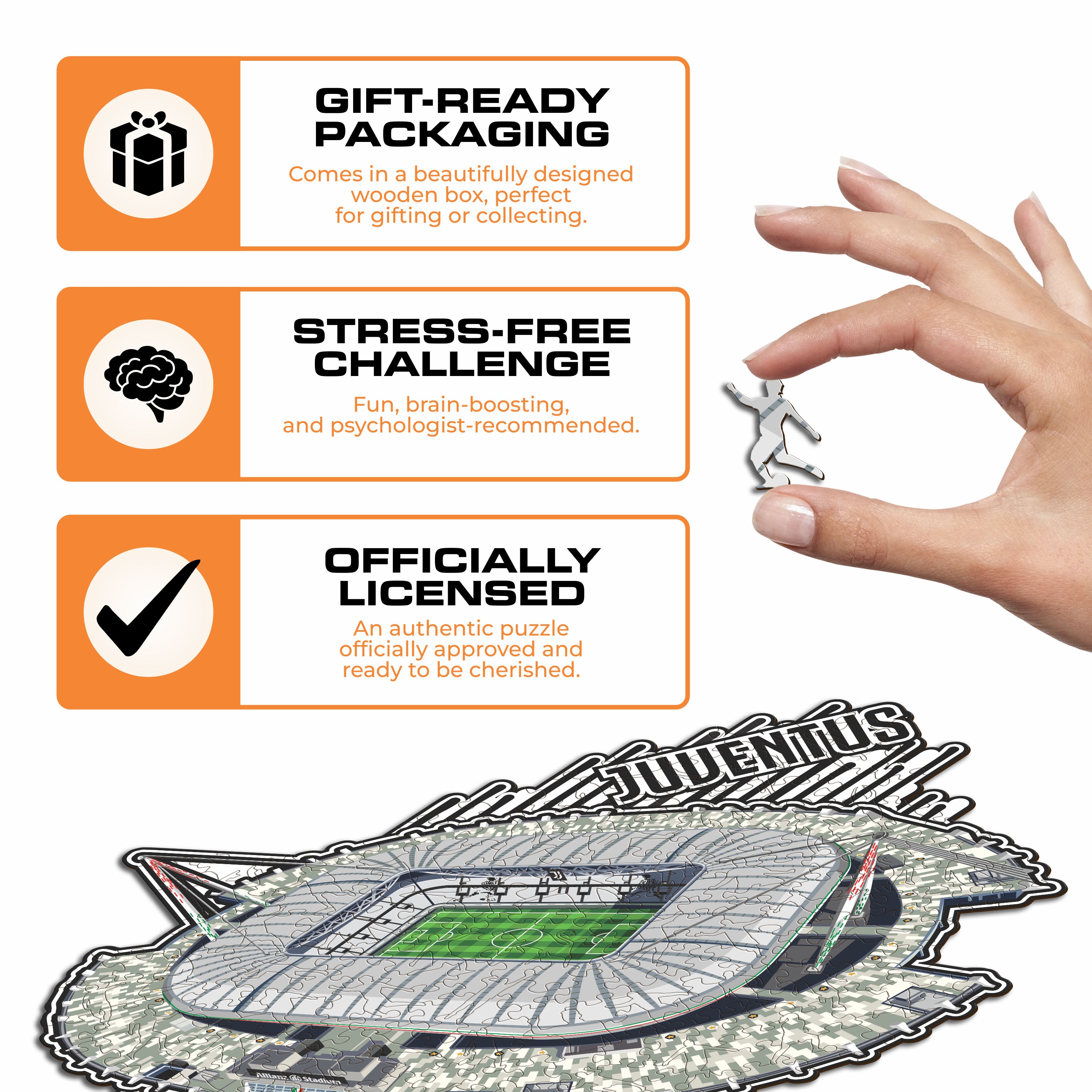 Juventus FC® Allianz Stadium - Wooden Puzzle
