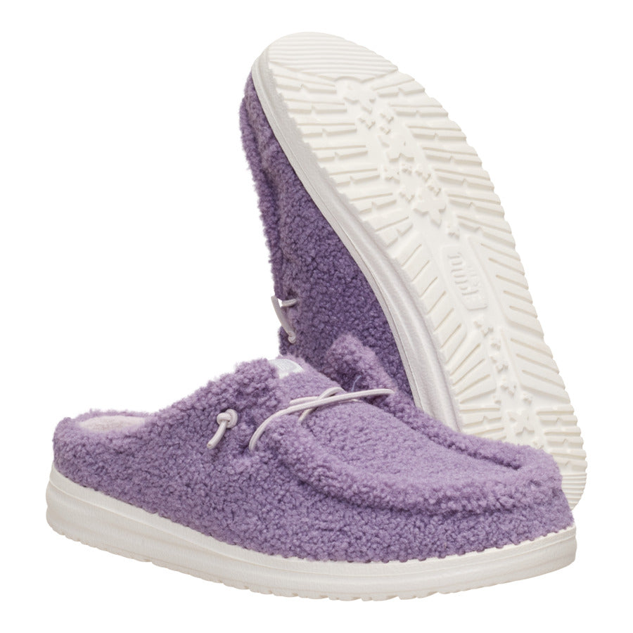 Wendy Slip Sherpa - Purple Ash
