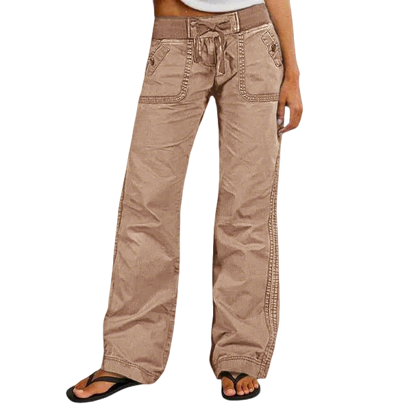 ⚡FINAL SALE⚡- Women's High Stretch Mid Rise Straight Pants