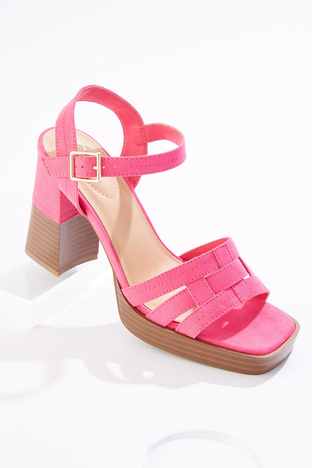 Pink Platform Sandals