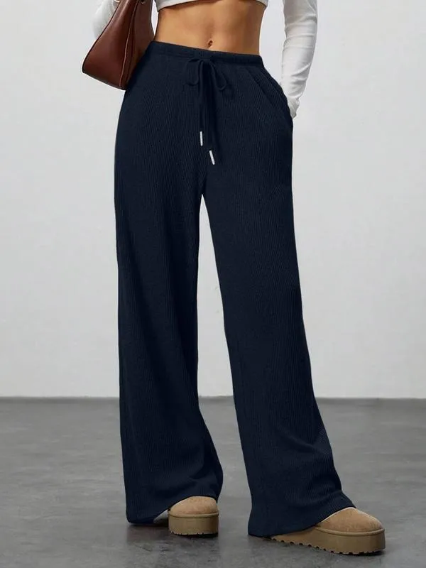 High Waist Comfortable Wide Leg Casual Pants
