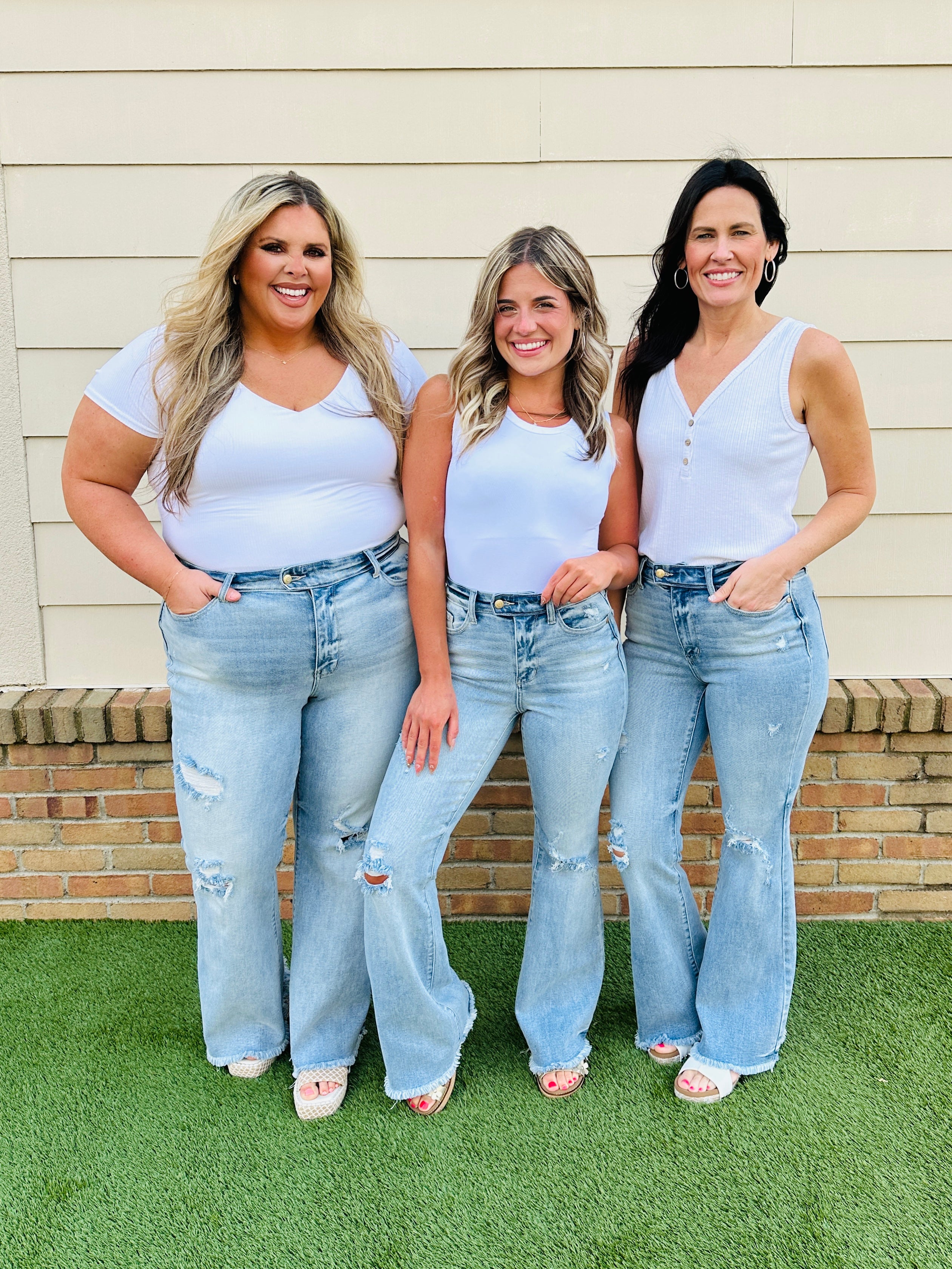 Judy Blue Look Good, Feel Better Flare Jeans