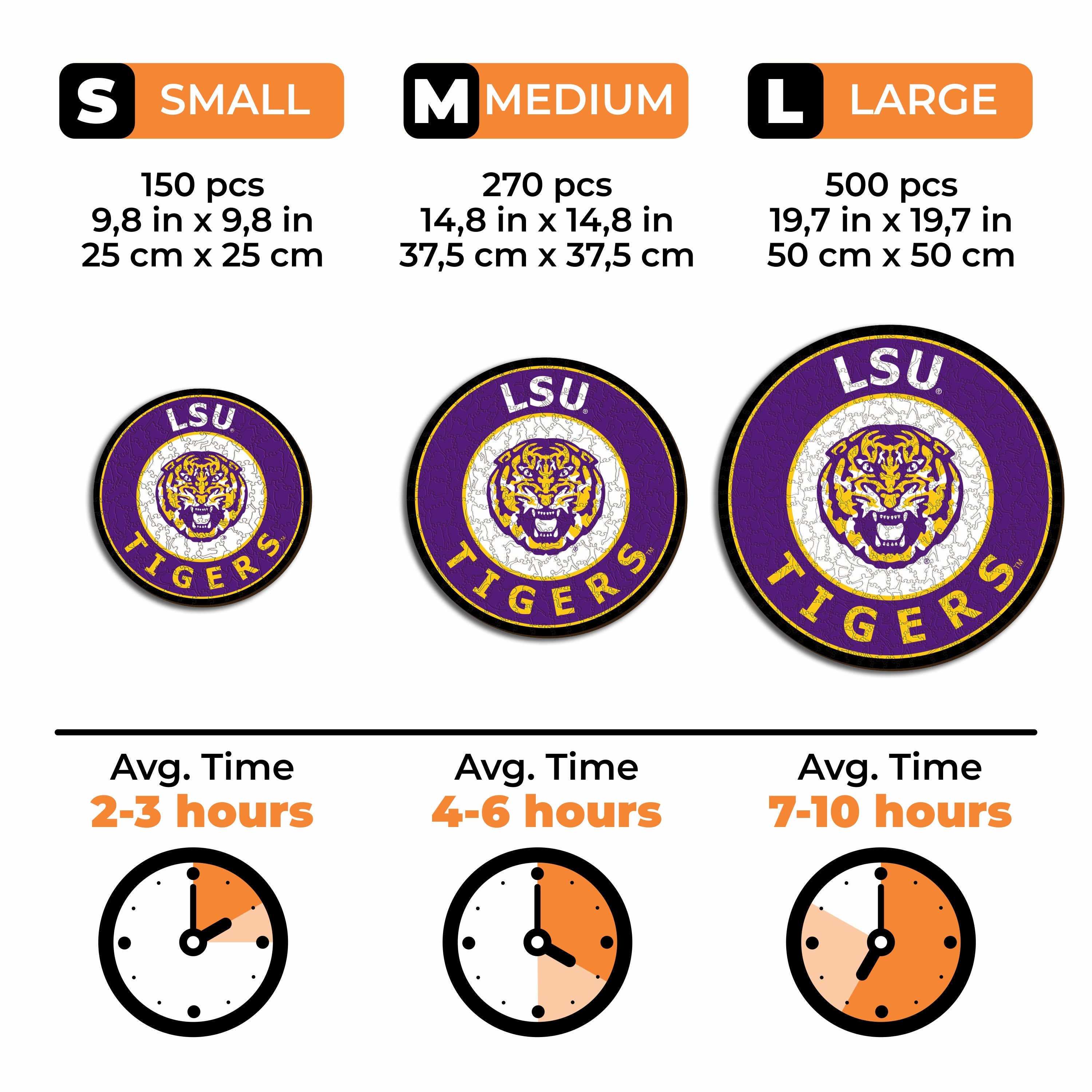Louisiana State University - Wooden Puzzle