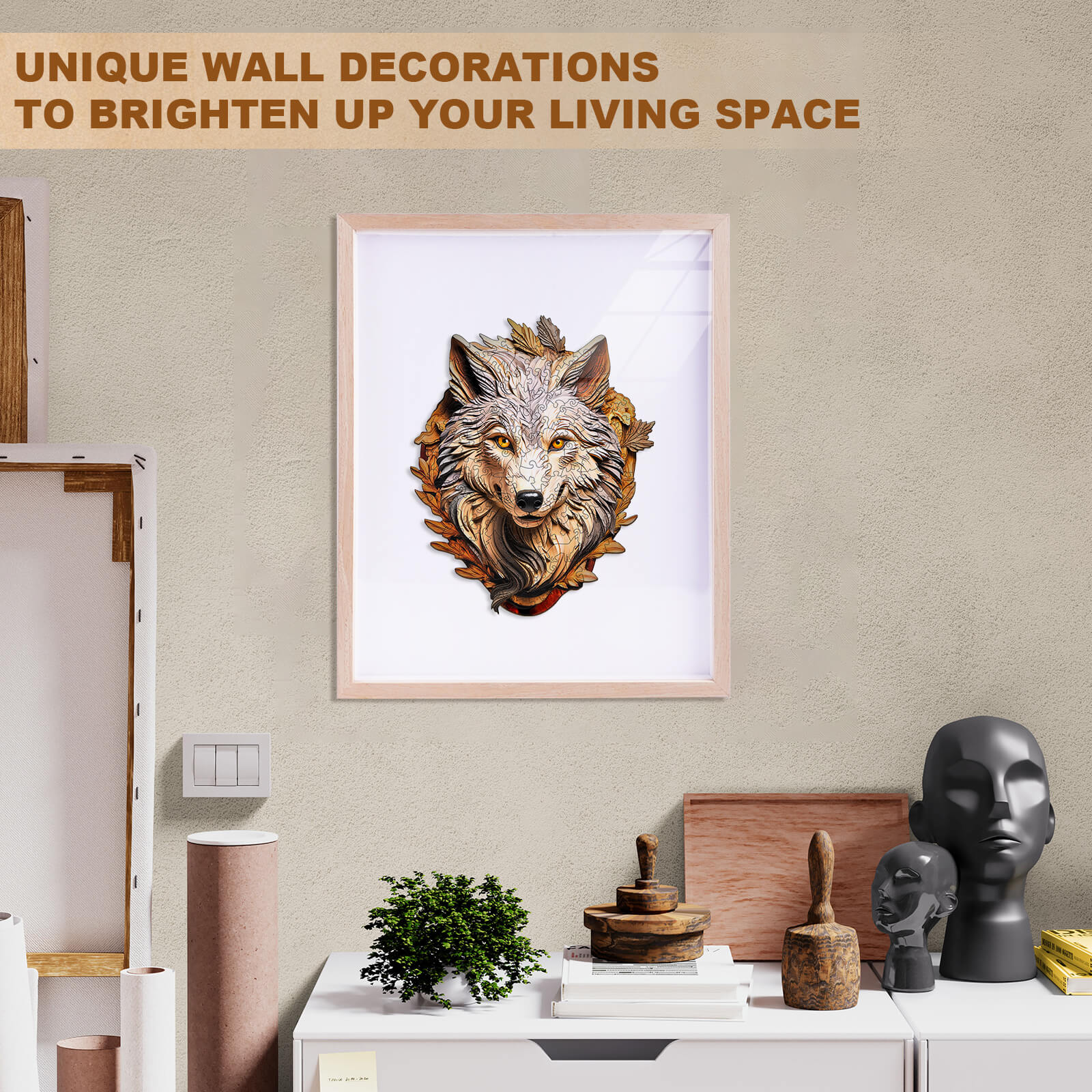 Eternal Wolf Wooden Jigsaw Puzzle