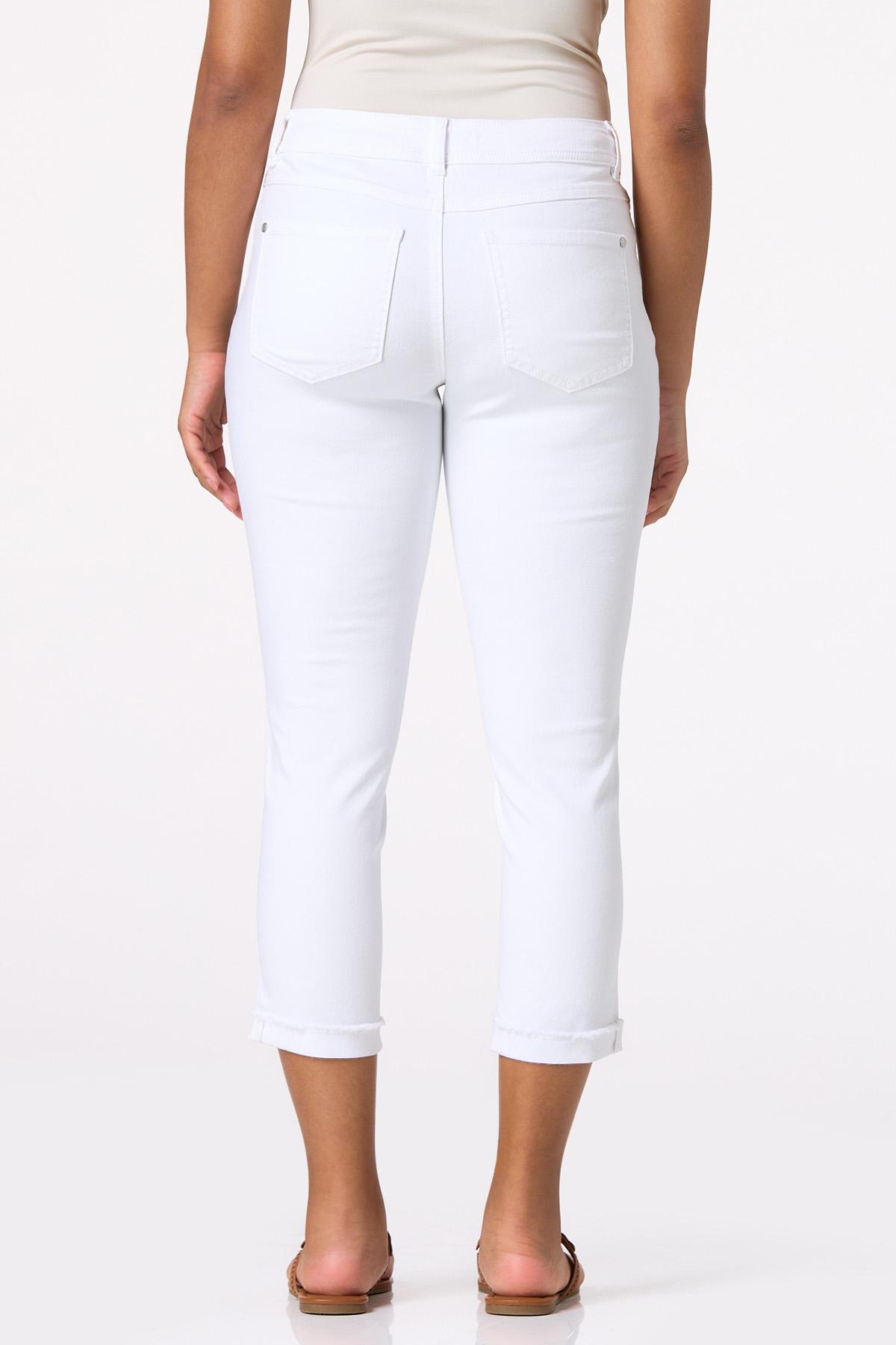 Curvy Distressed Girlfriend Jeans