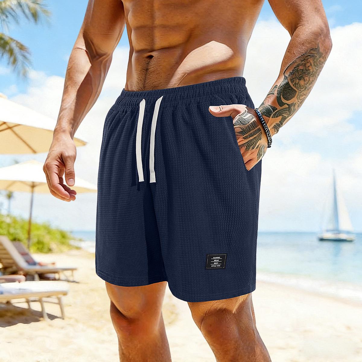 🩳 Men’s Casual Corduroy Drawstring Shorts – Relaxed Everyday Fit