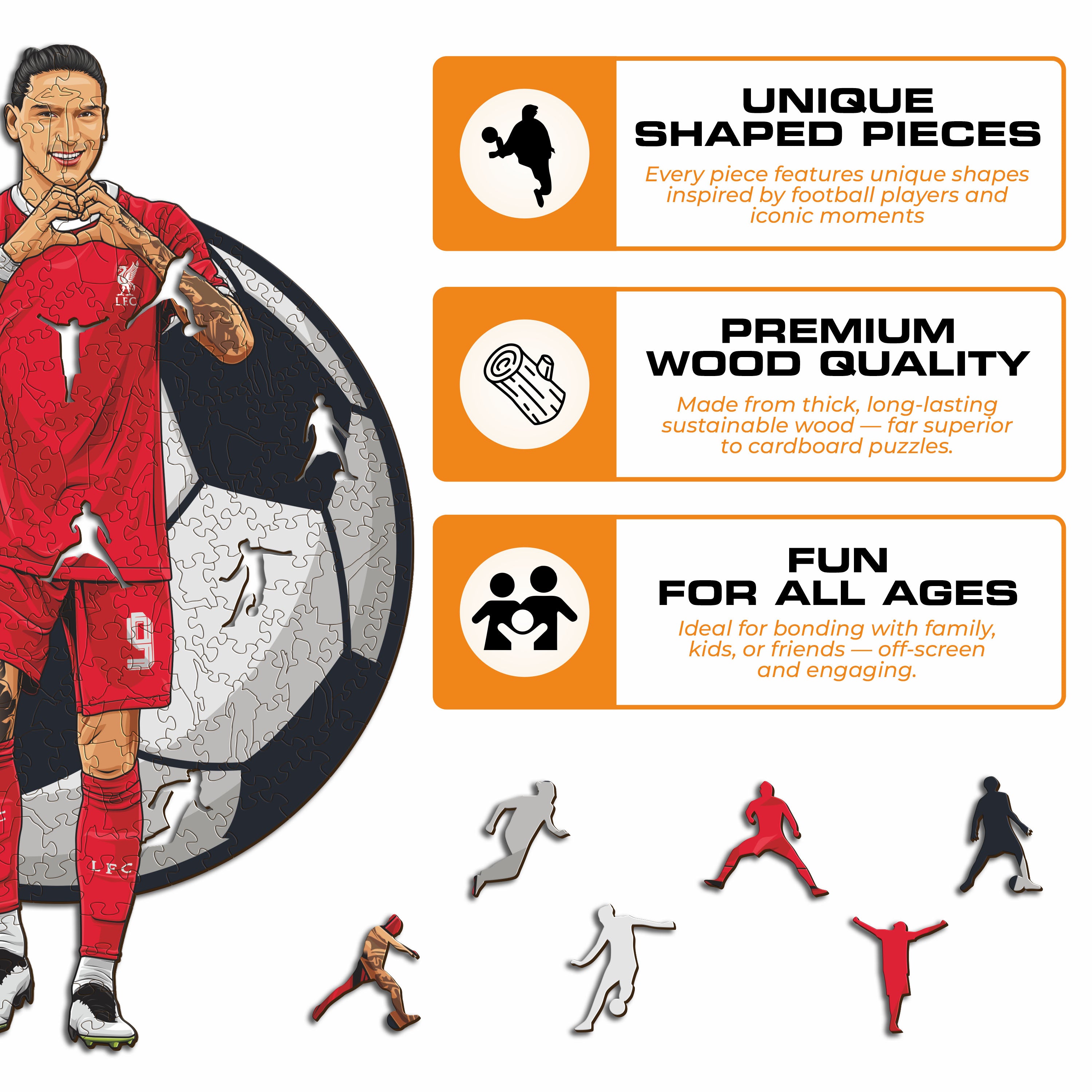 Darwin Nuñez - Wooden Puzzle