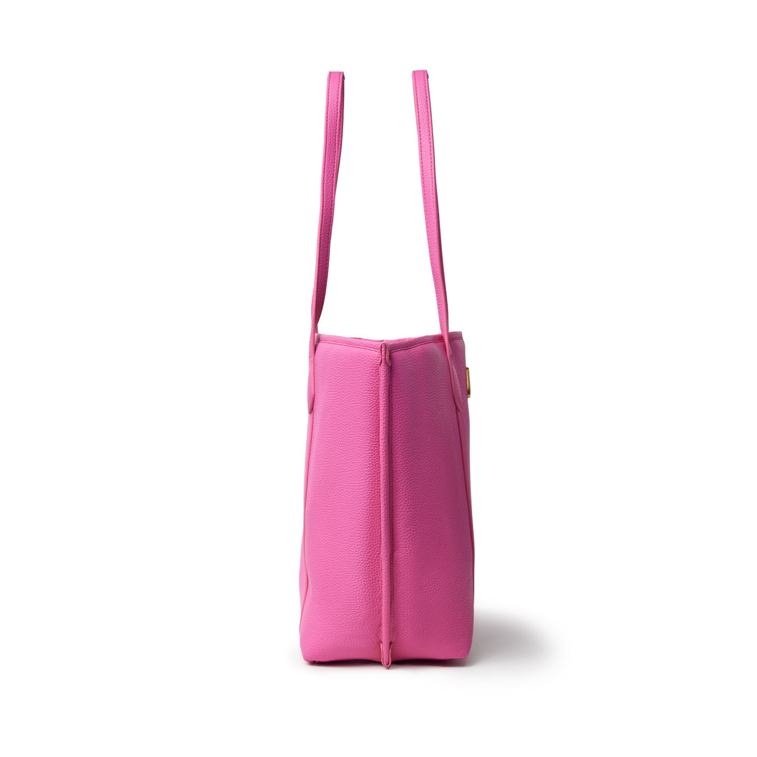PEBBLE SLEEK TOTE - HOT PINK