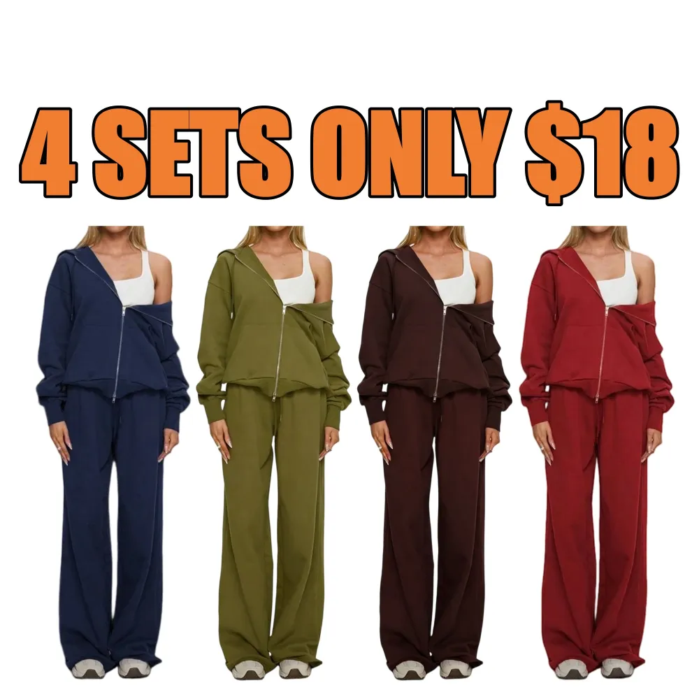 Women’s Fall-Winter 2-Piece Hoodie Tracksuit