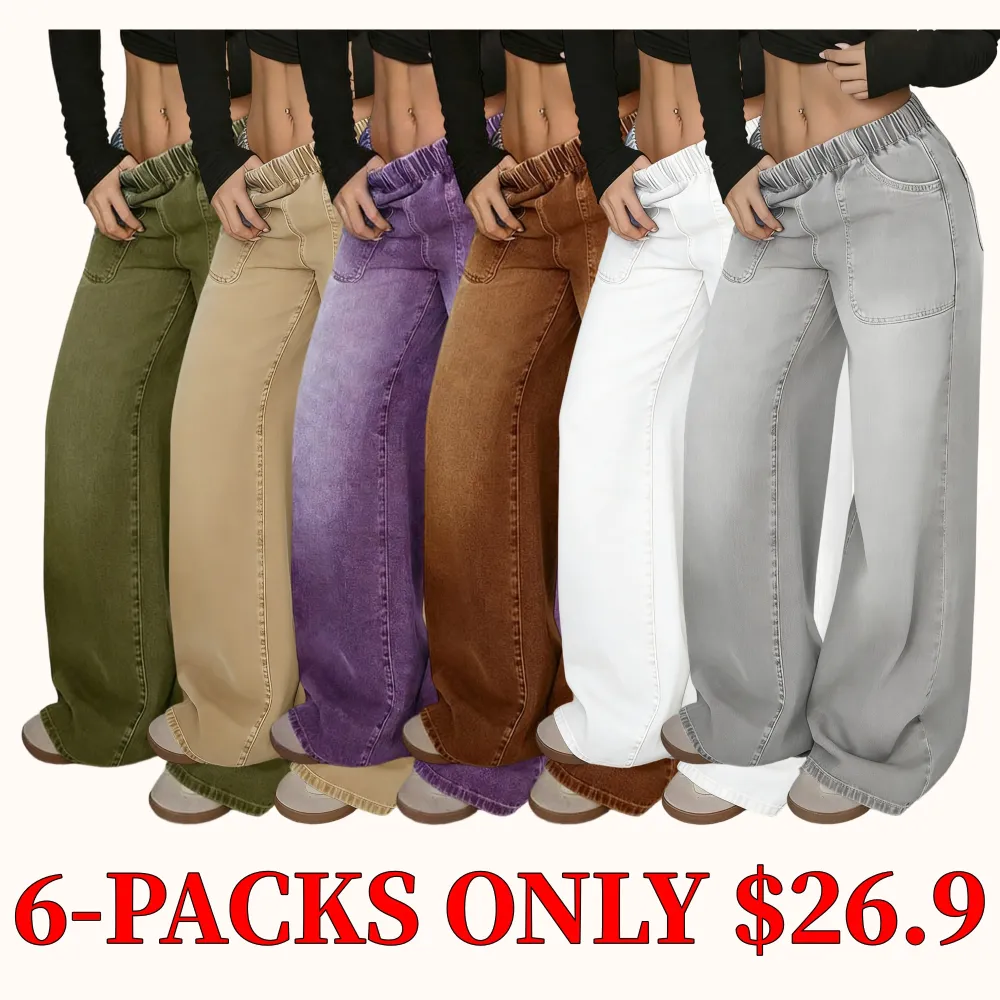 Women's high-waisted casual pants