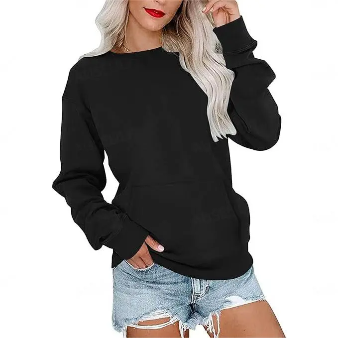 🔥LAST DAY 70% OFF✨Women’s Oversized Crewneck Fleece Sweatshirt