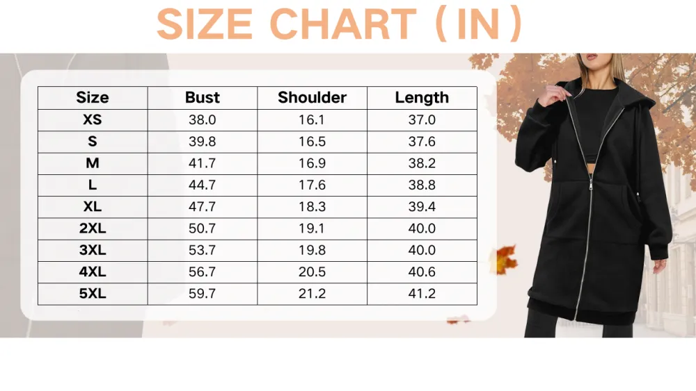 Women Casual Zip up Fleece Hoodies Tunic Sweatshirt