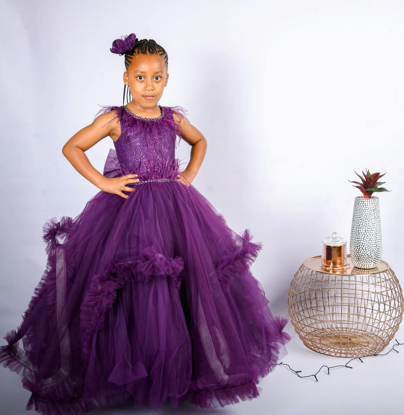 Dark Magenta Cinderella Dress