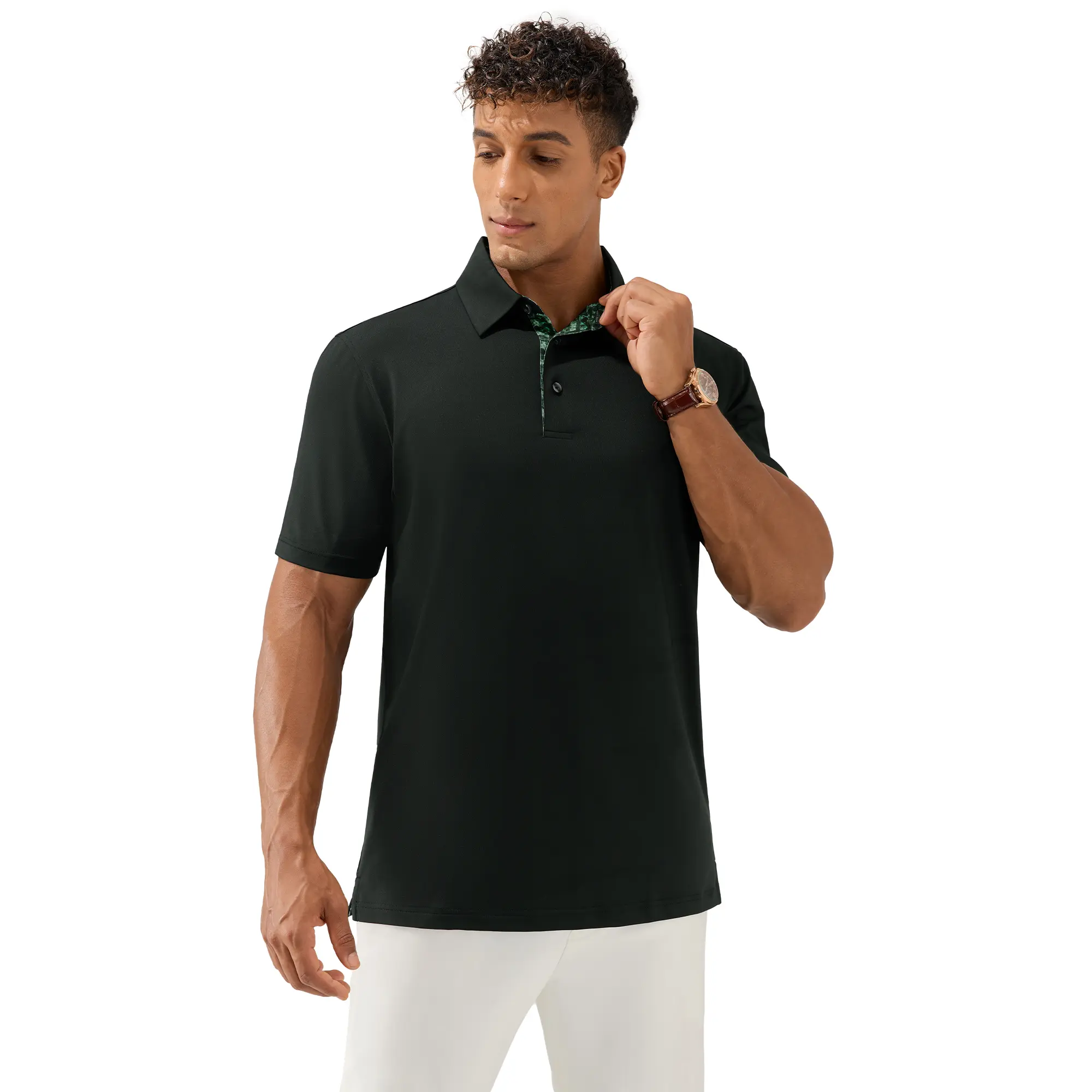 Men's Polo Shirts – Soft Breathable Cotton, Comfortable Short Sleeve Casual Fit, Classic Collared Polo Shirts for Work, Golf, Travel & Everyday Wear