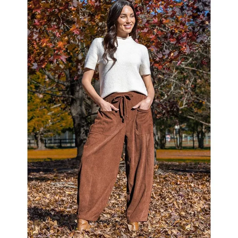 Women’s Corduroy Wide Leg Pants