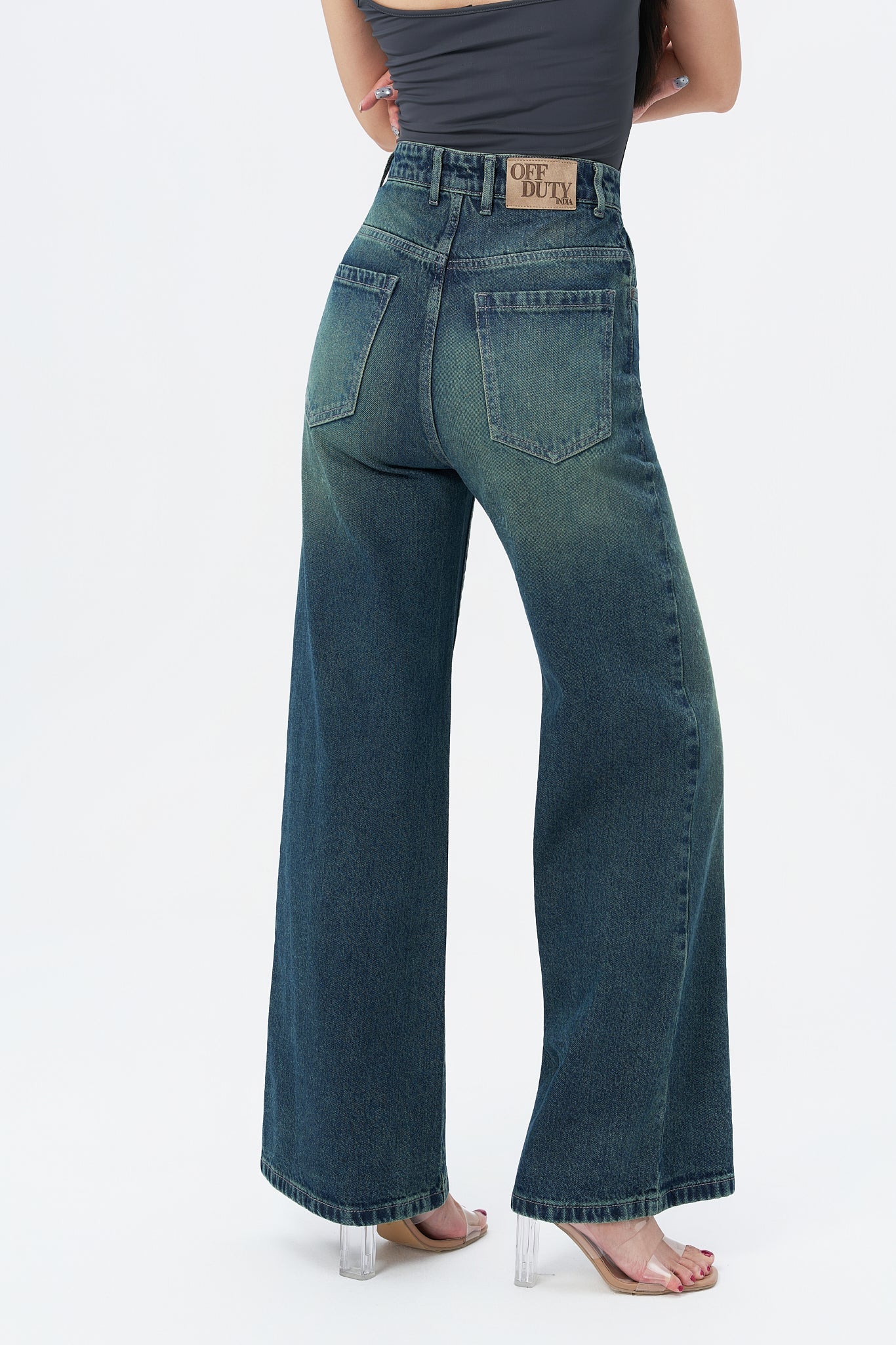 Shade Flow Wide Leg Jeans