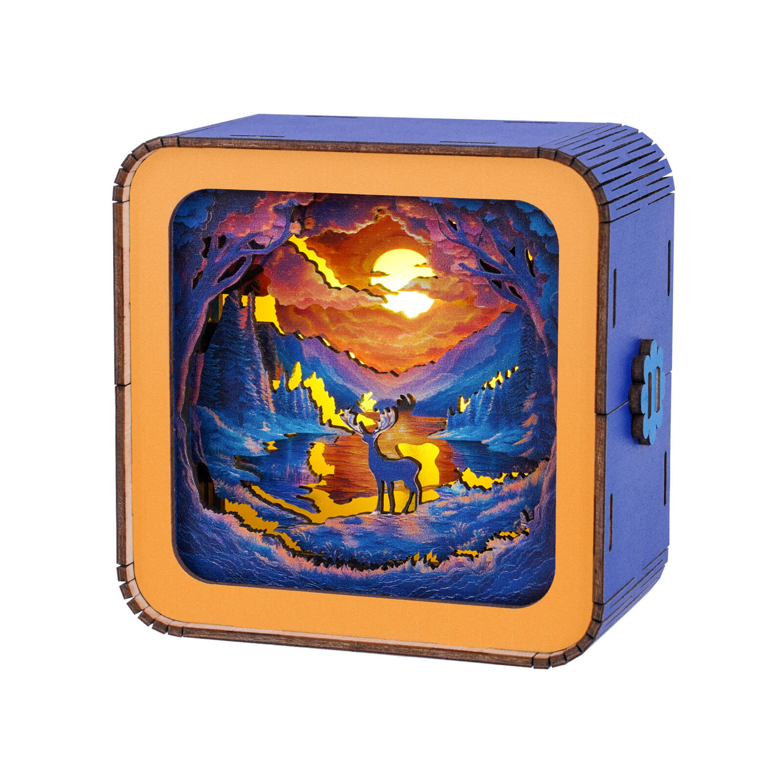 Forest Fantasy Deer Kit- 3D Wooden Puzzle Night Light