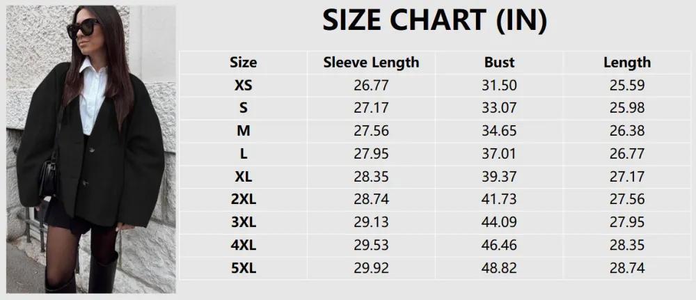 Women's Solid Button Front Pocket Woolen Coat