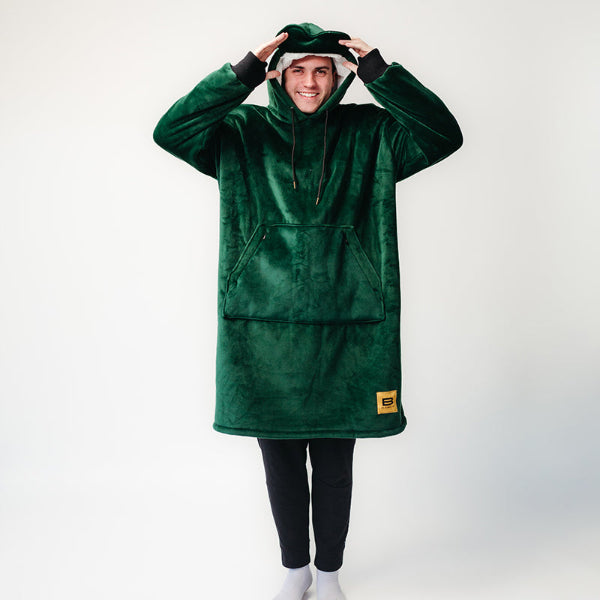 Wearable blanket Oversized with sherpa lining One size fits most.