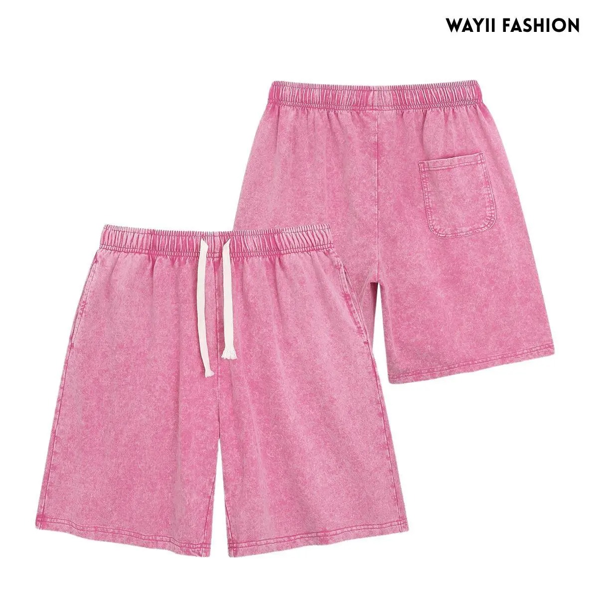 Women's Shorts Athletic Vintage Short Cotton Heavyweight Elastic Waist Streetwear Sweatpants.