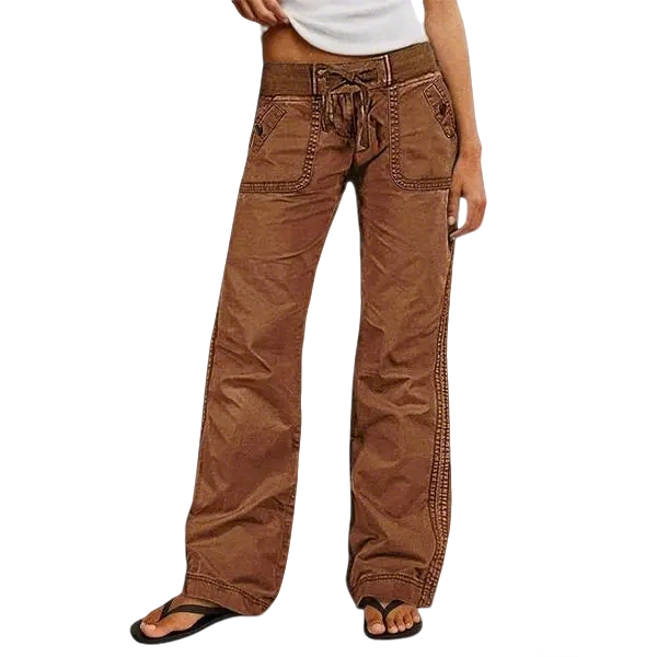 ⚡FINAL SALE⚡- Women's High Stretch Mid Rise Straight Pants