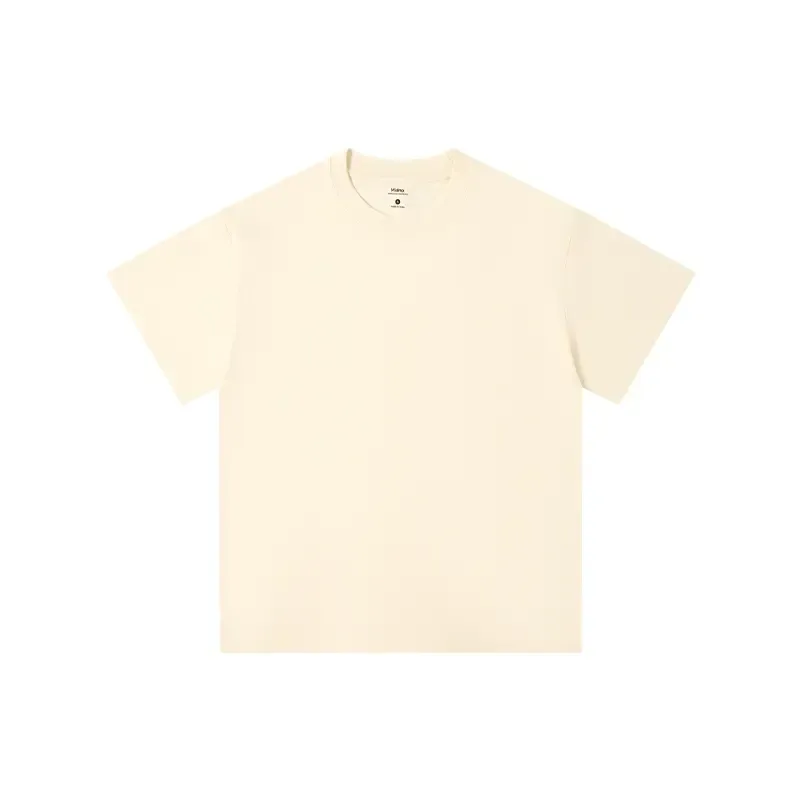 Heavyweight Tshirt 230G 100% Cotton Solid Color Unisex Loose Fit Fade Proof Versatile Everyday Wear