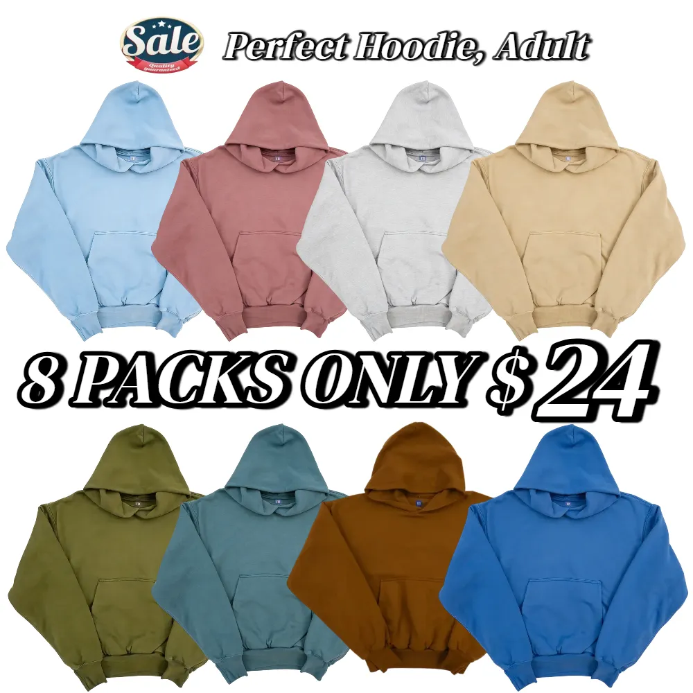 Adult Double Layer Cropped Perfect Hoodie