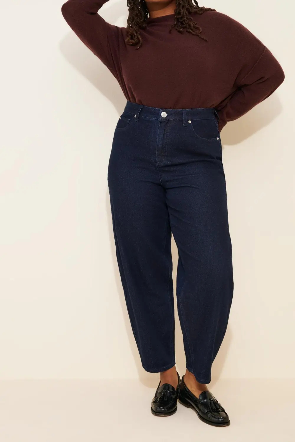 Wool-Cashmere Crew Neck Sweater