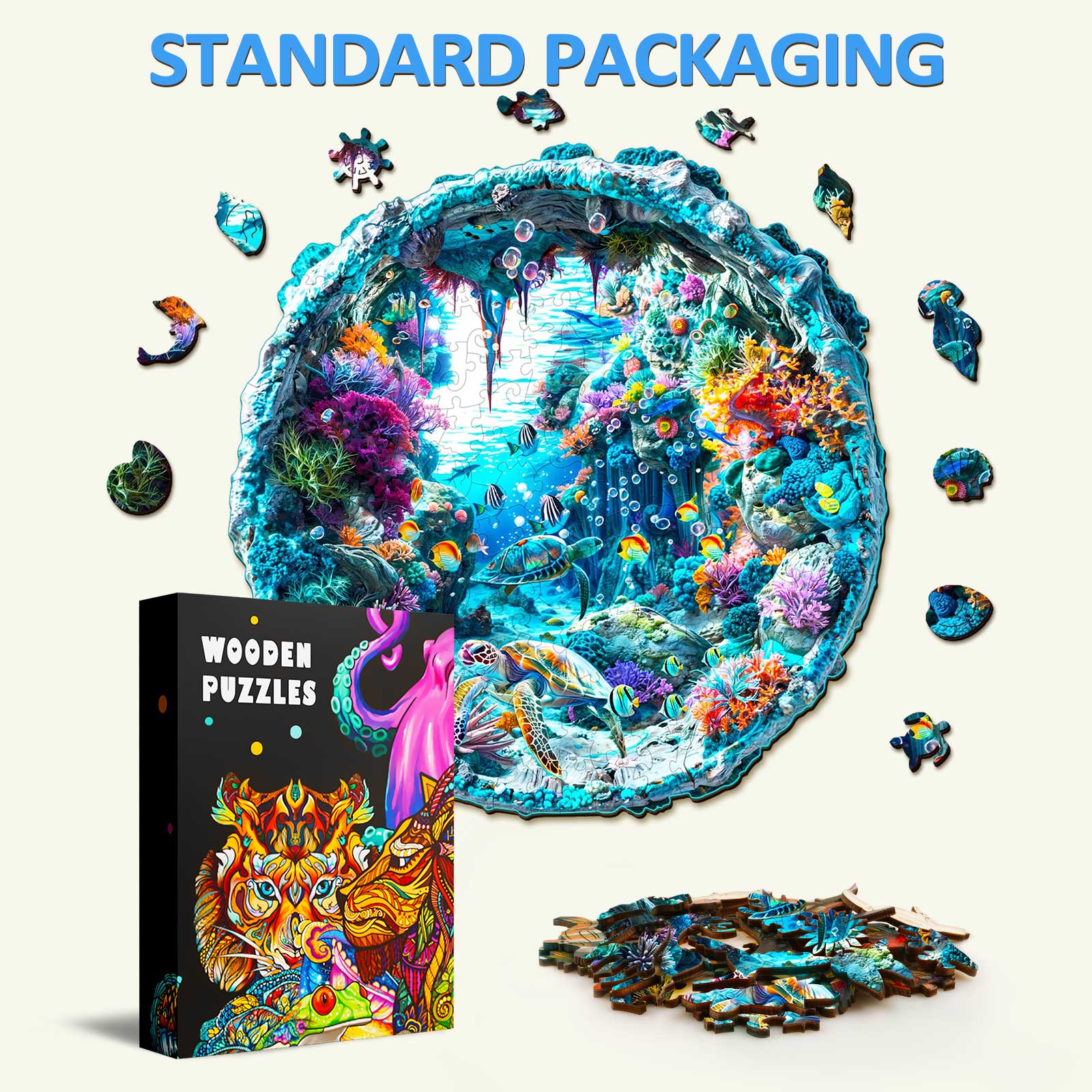 Seabed Wooden Jigsaw Puzzle