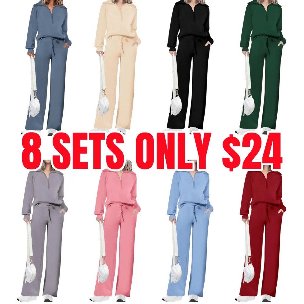 Women's Casual 2-Piece Sweatsuit Set