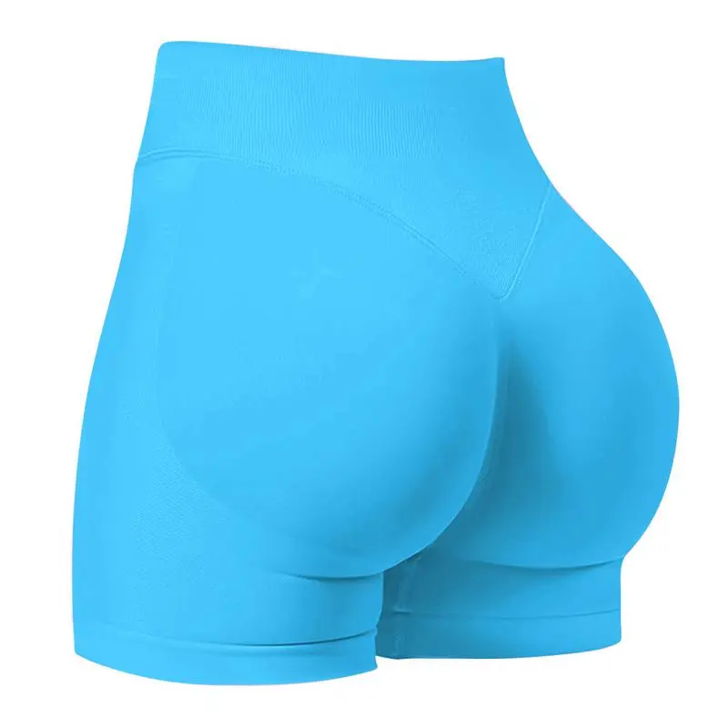 Form-fitting Stretch High-waisted Elastic Shorts