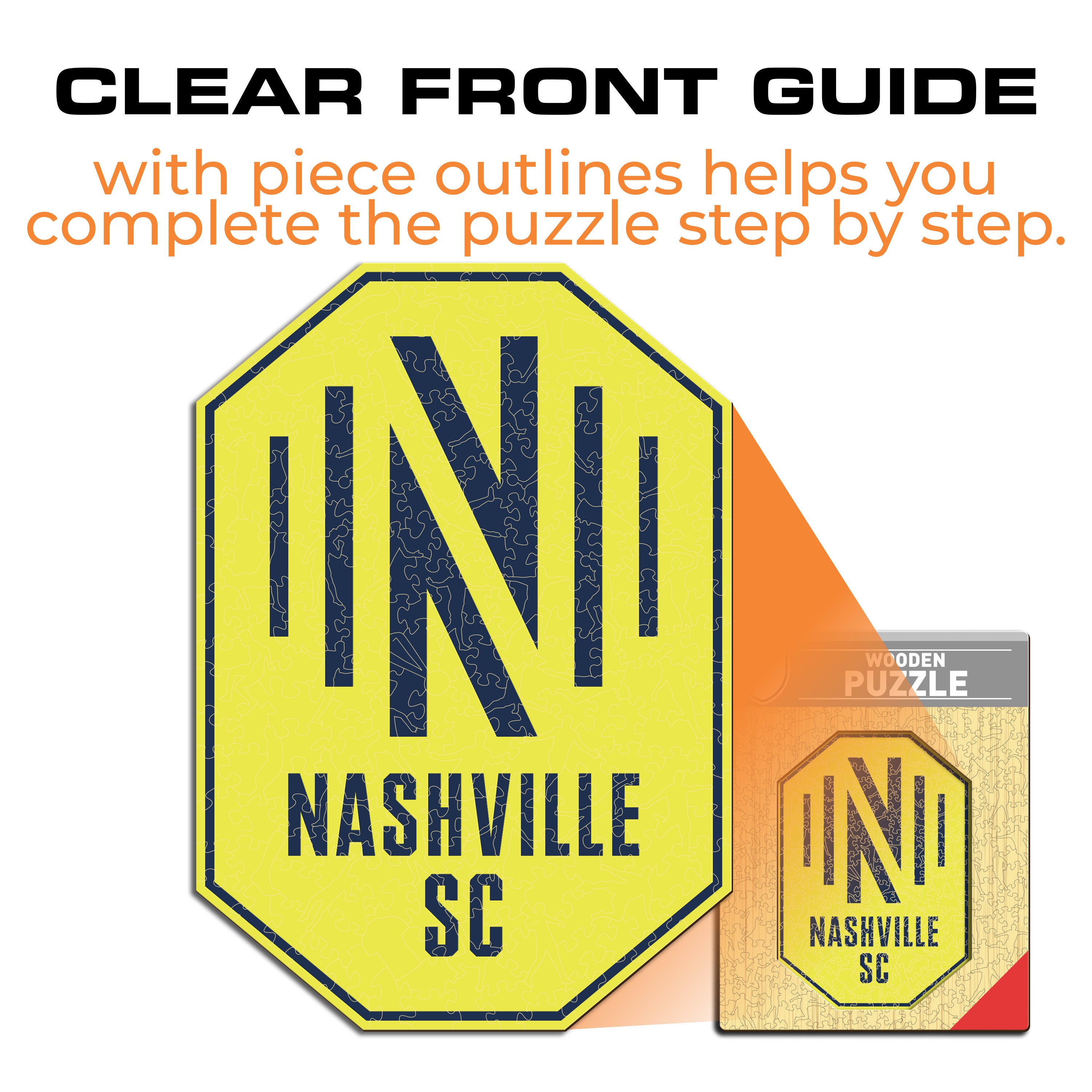 Nashville SC® Logo - Wooden Puzzle