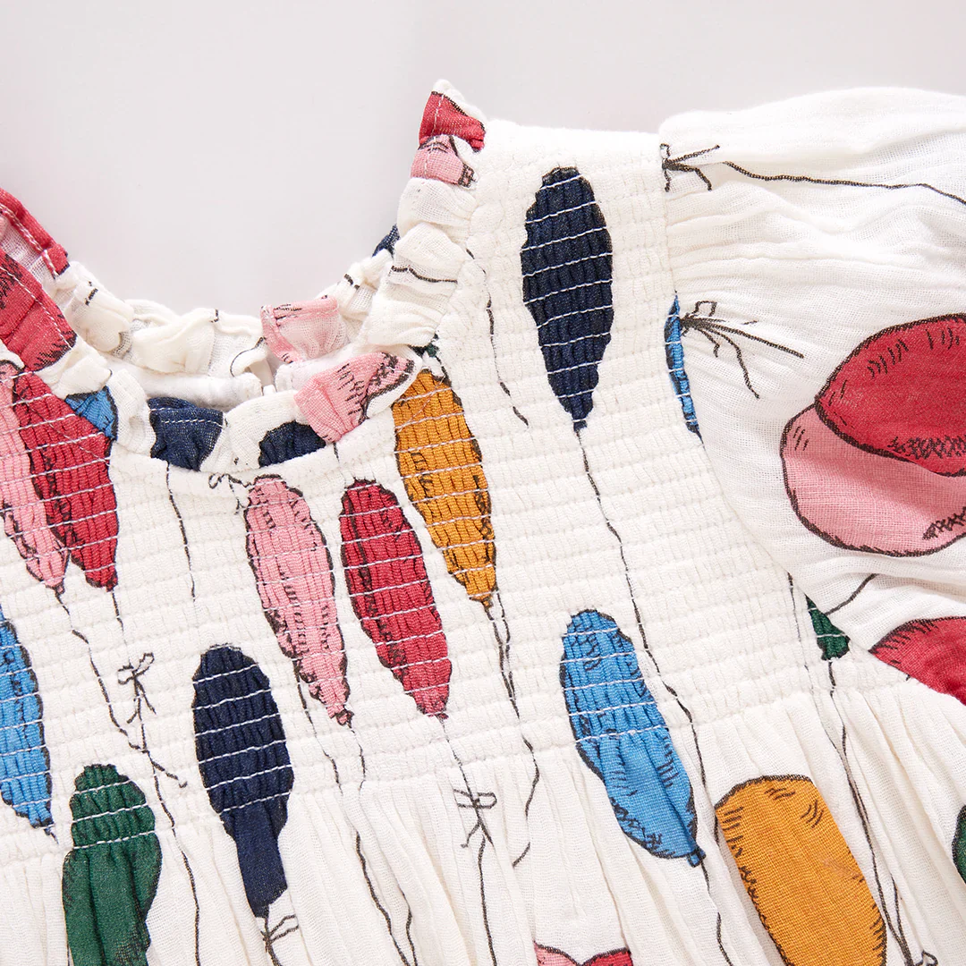 Girl's Stevie Dress Balloon Bunches