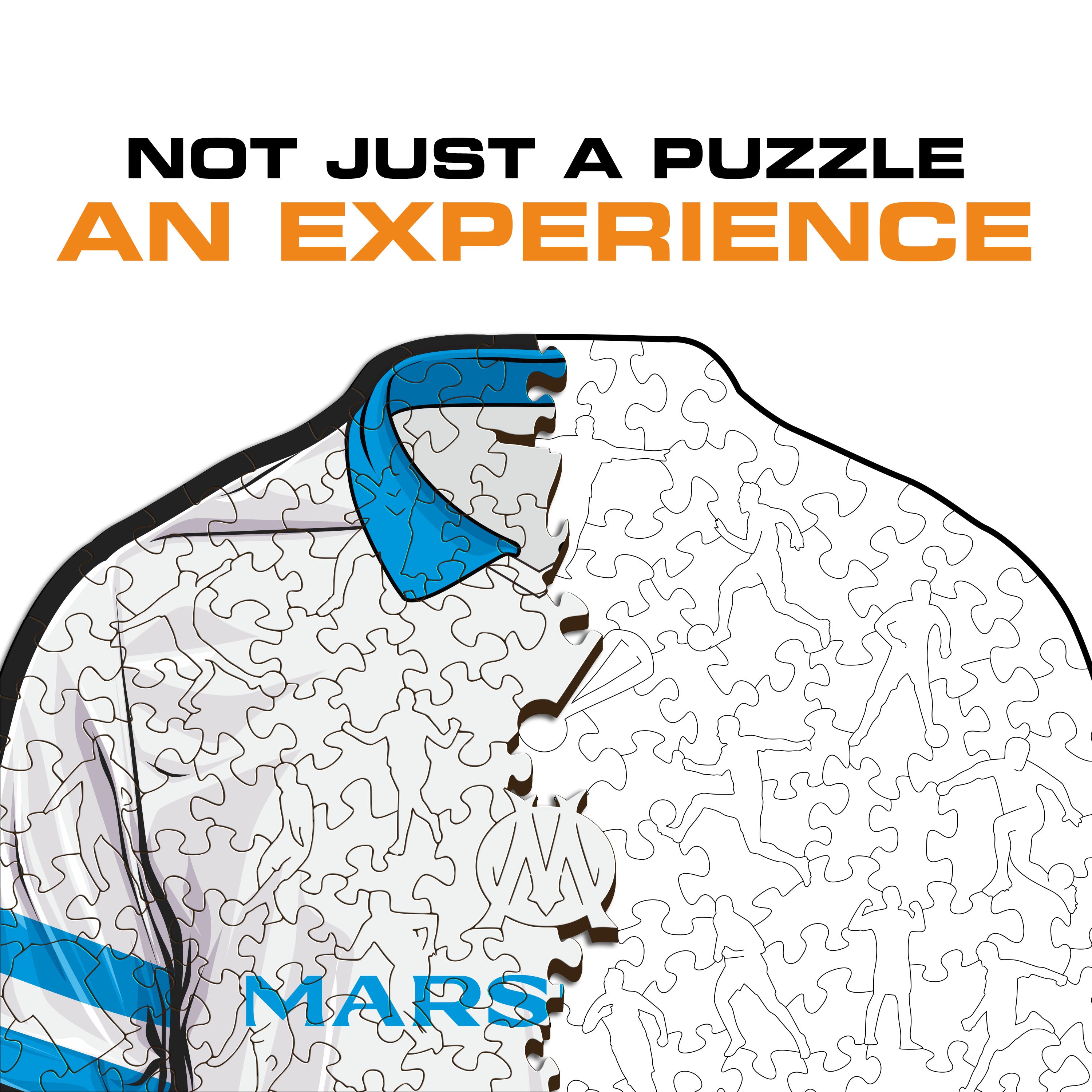 Olympique de Marseille® Jersey - Wooden Puzzle