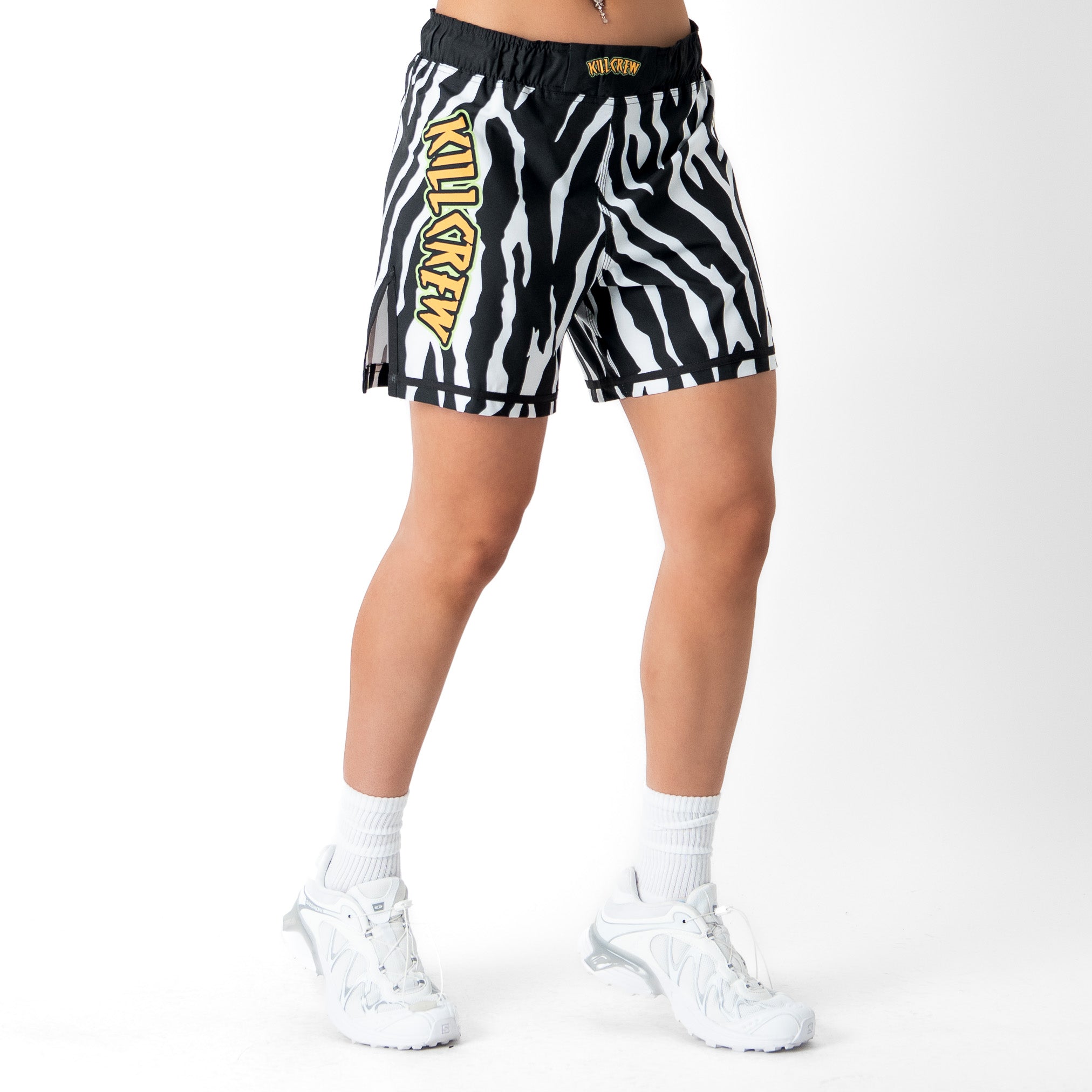 BSEM FIGHT SHORTS (THAI CUT) - ZEBRA