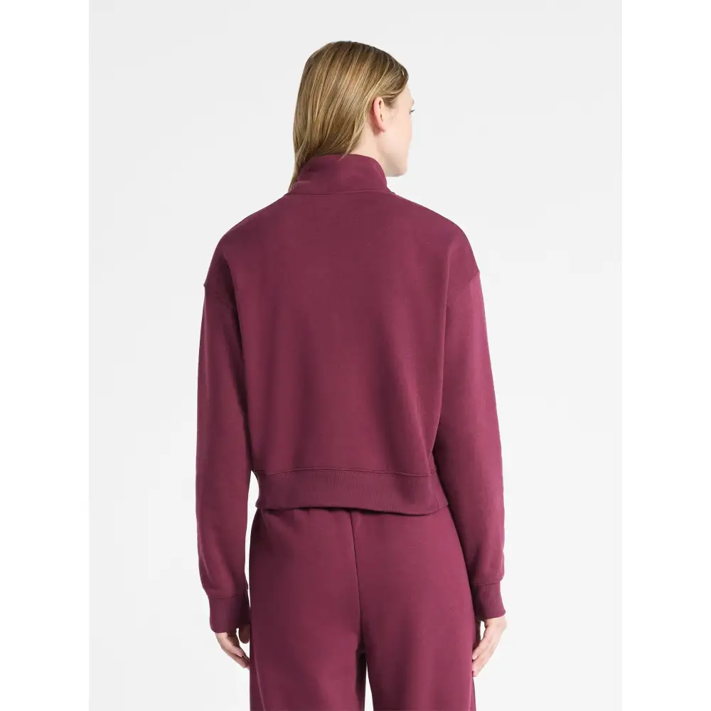Women’s 2-Piece Set – Half Zip Sweatshirt & Wide Leg Pants