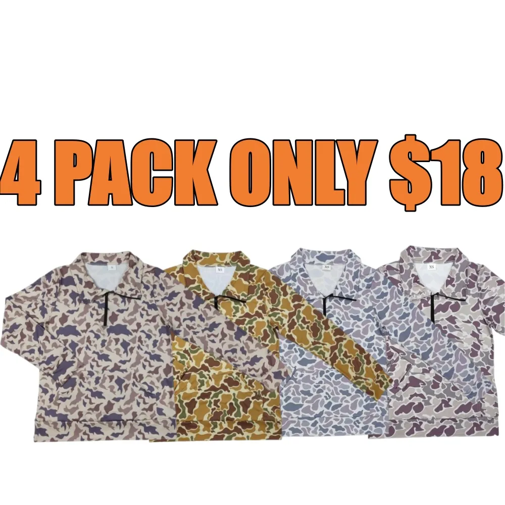 Women Camo Hunting Pullover Top Season Adult