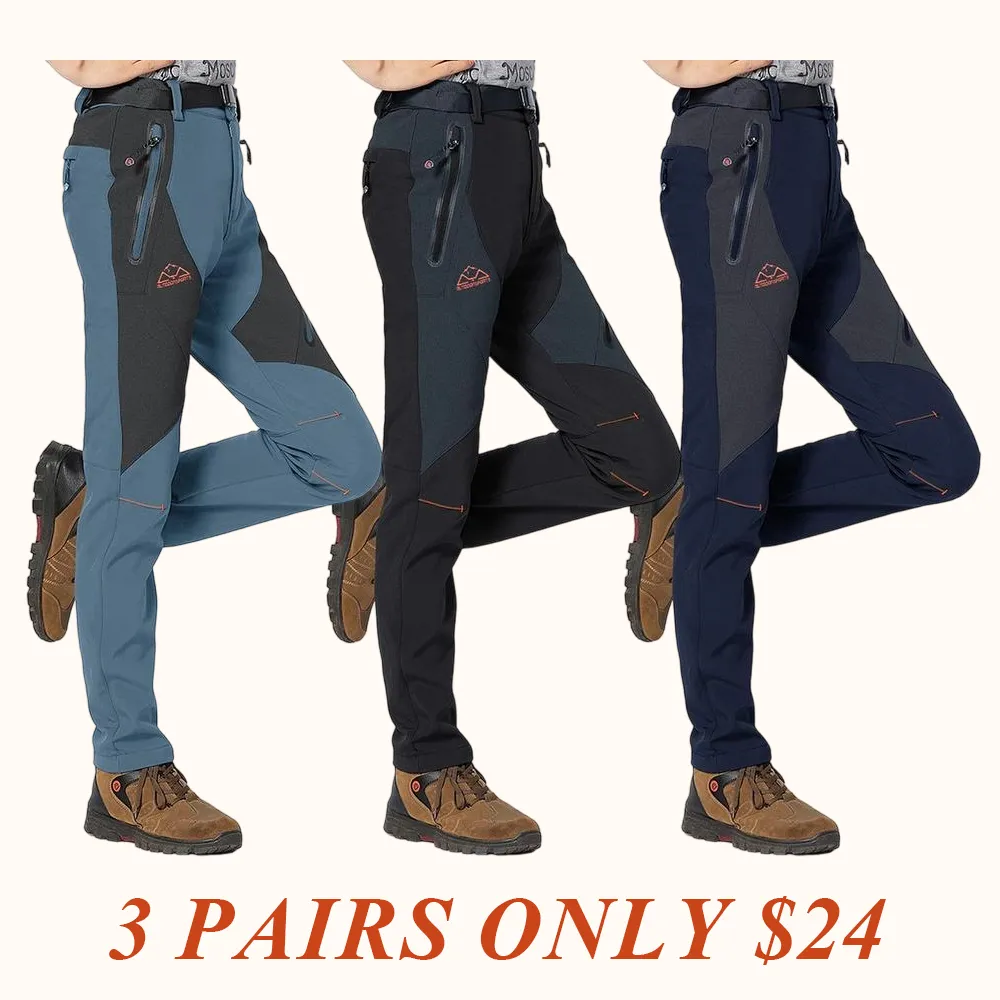 Women's Snow Pants Waterproof Insulated Fleece Thermal Ski Hiking Snowboard Pants