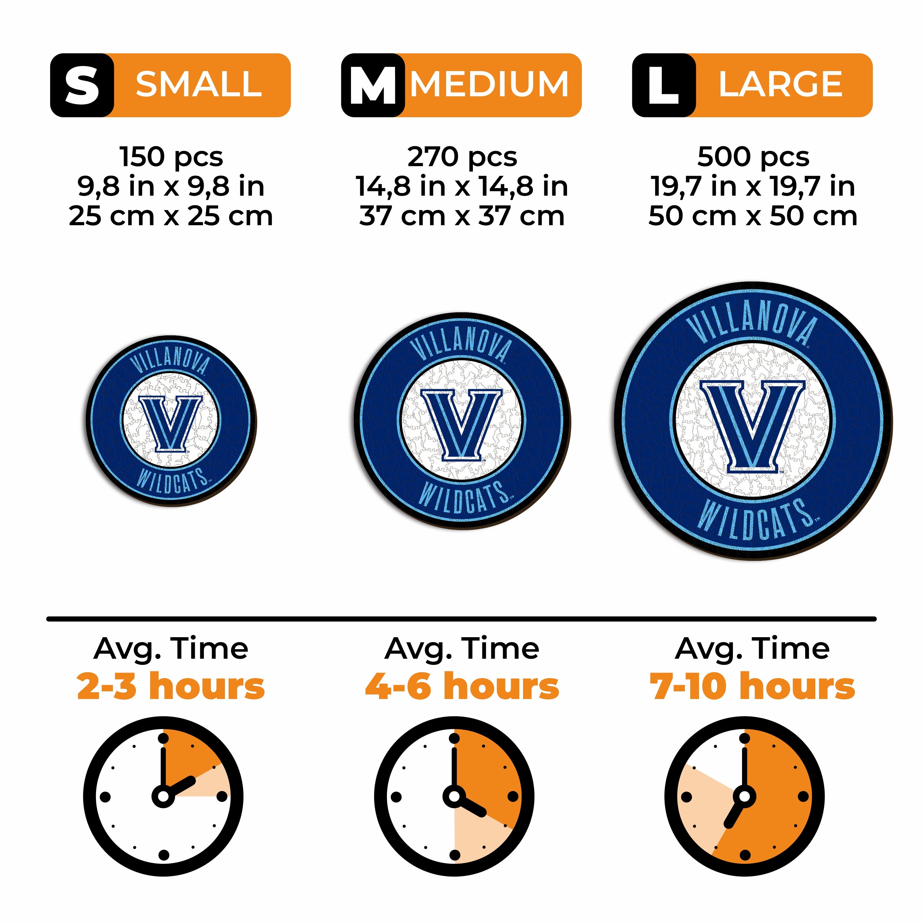 Villanova University - Wooden Puzzle
