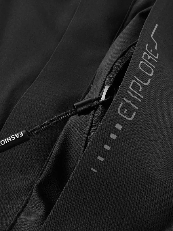 Men's Winter Ski Jacket Warm Fleece Lined Waterproof Windproof Hooded Insulated Outdoor Jacket