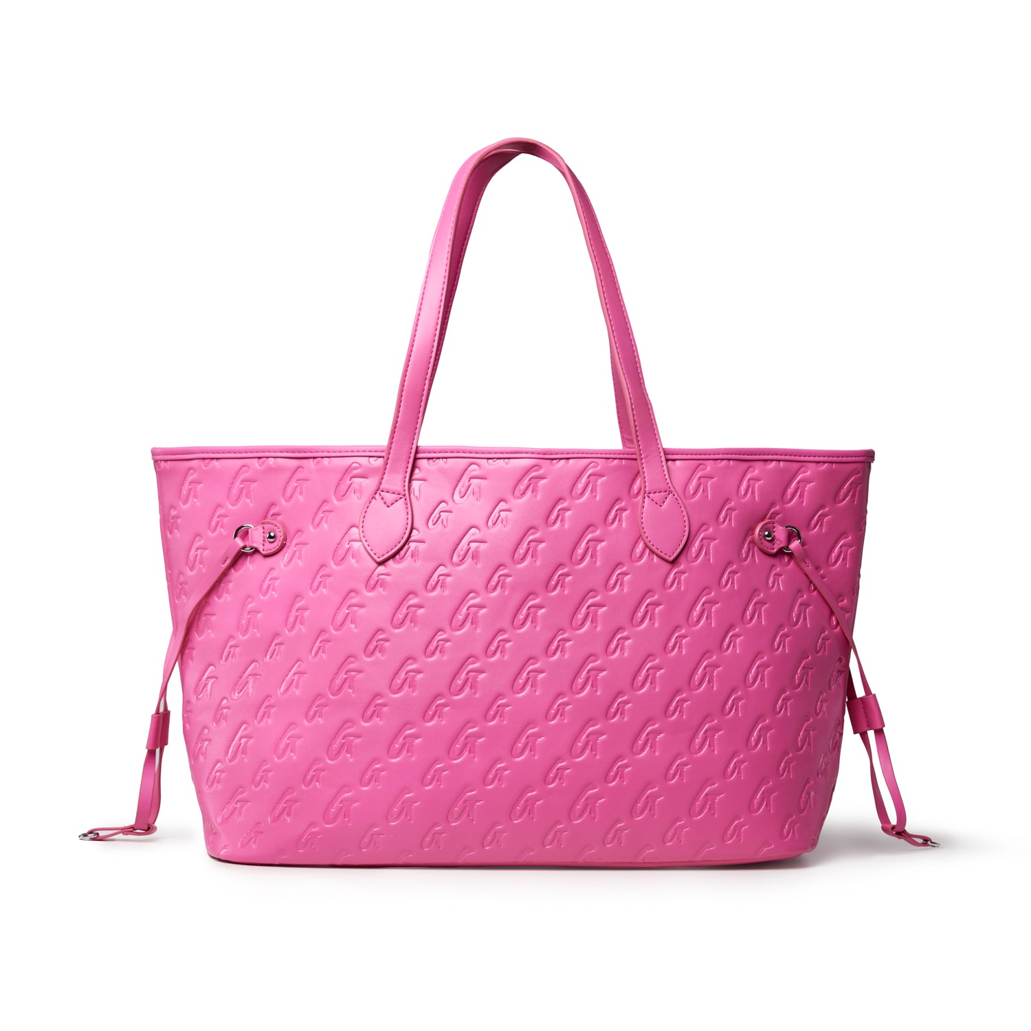 MONOGRAM GLAM TOTE - HOT PINK