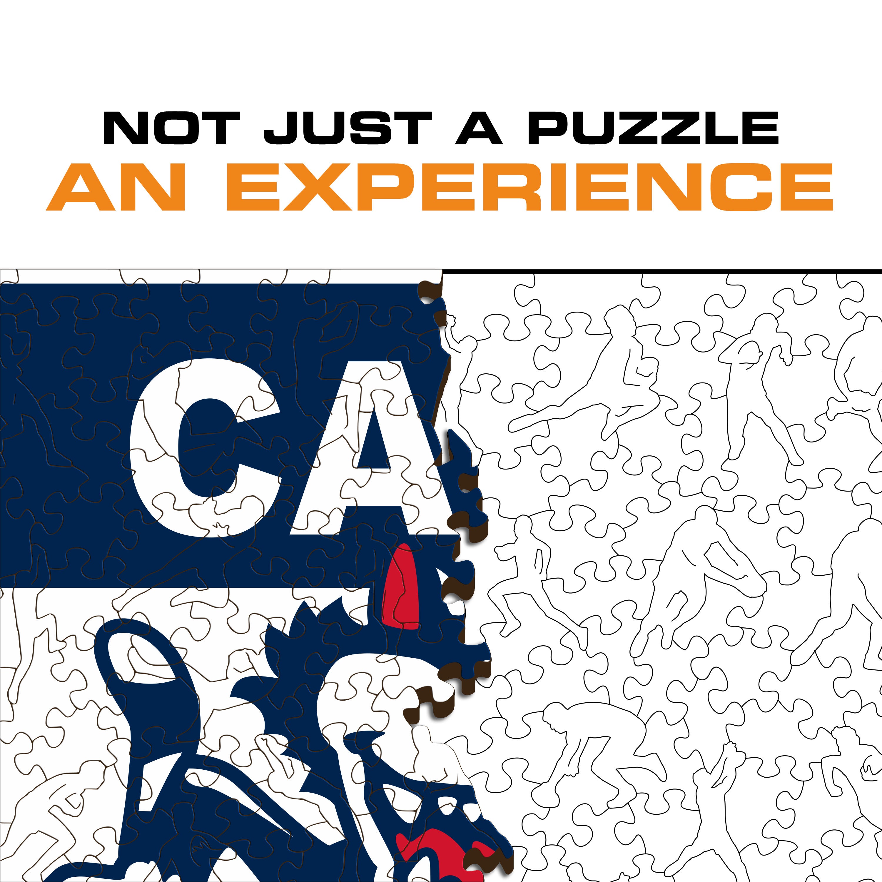 Geelong FC Retro Mascot - Wooden Puzzle