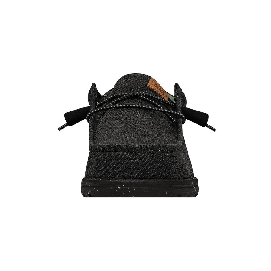 Wally Washed Canvas - Black/Black