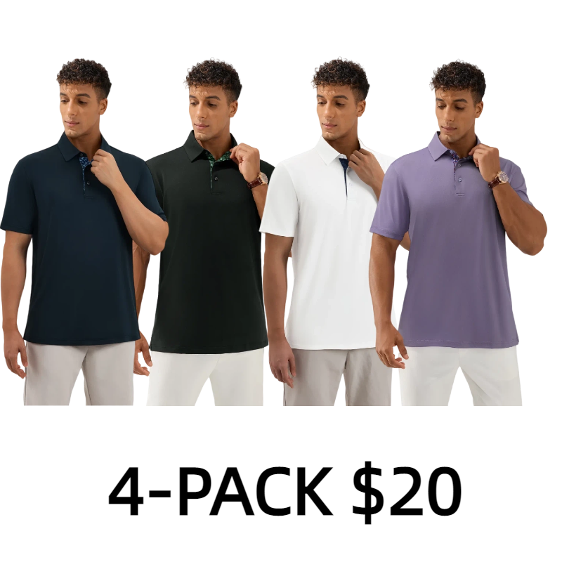 3-Pack Men's Polo Shirts