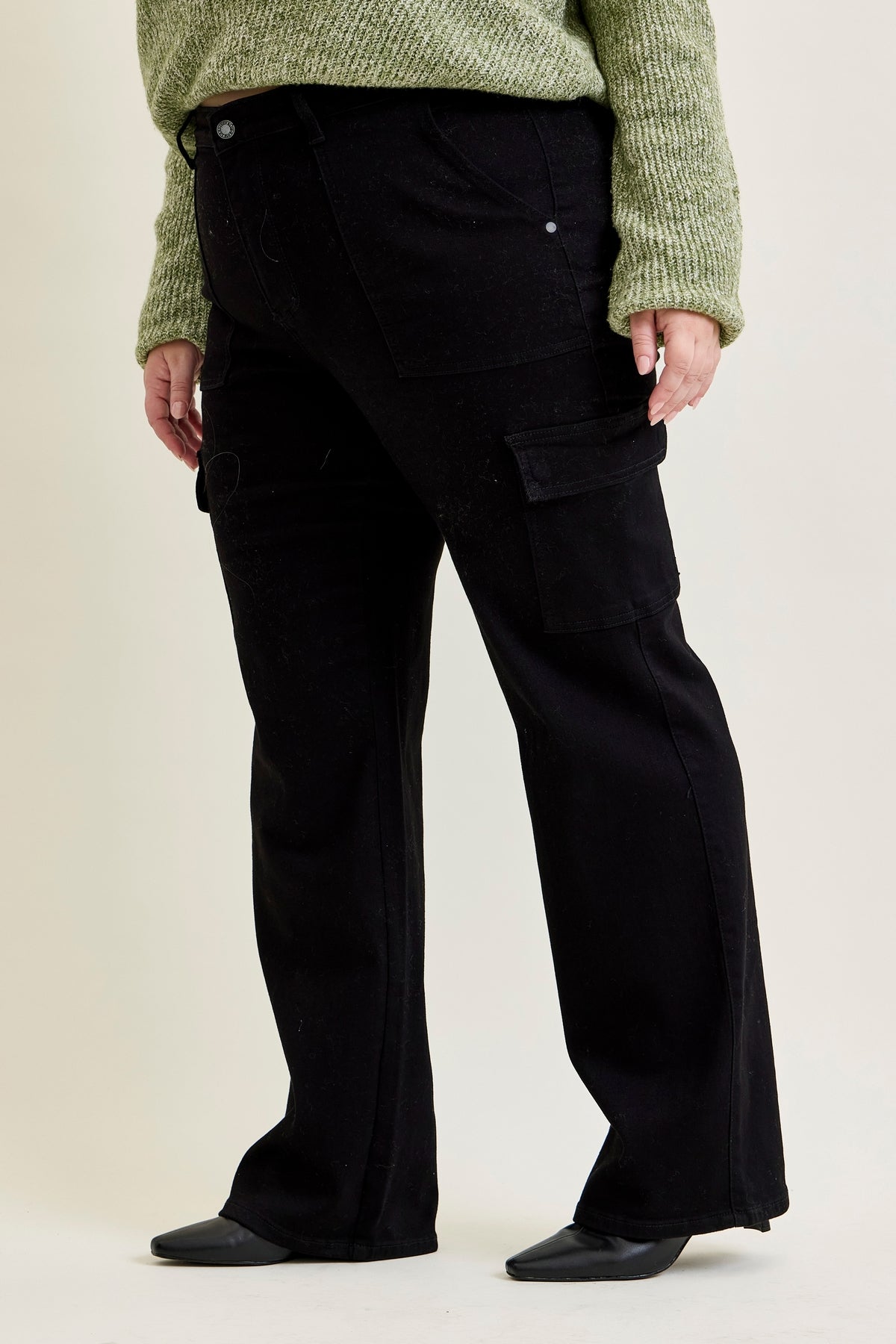 Krystal High Rise Cargo Wide Leg - PLUS