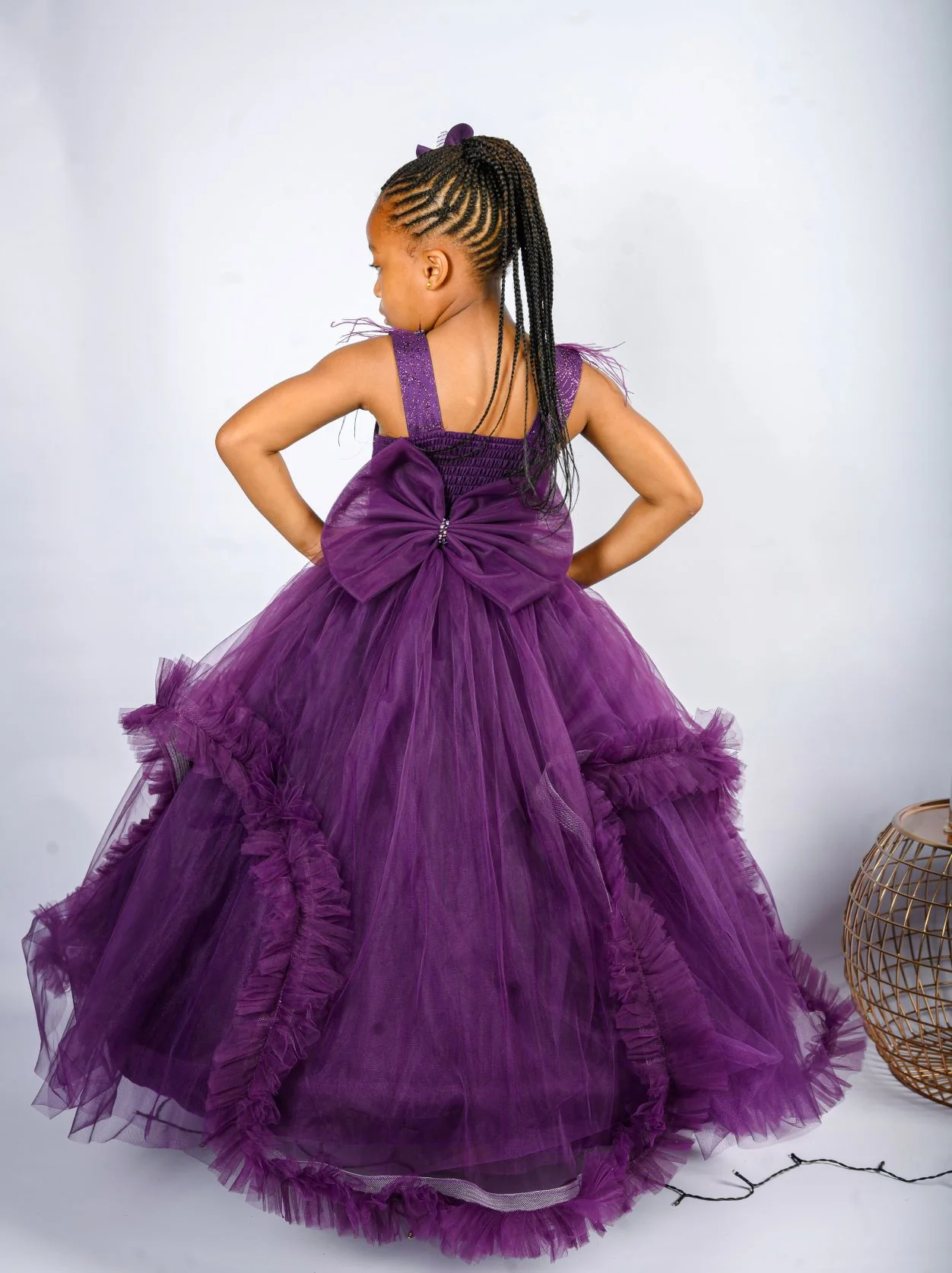 Dark Magenta Cinderella Dress