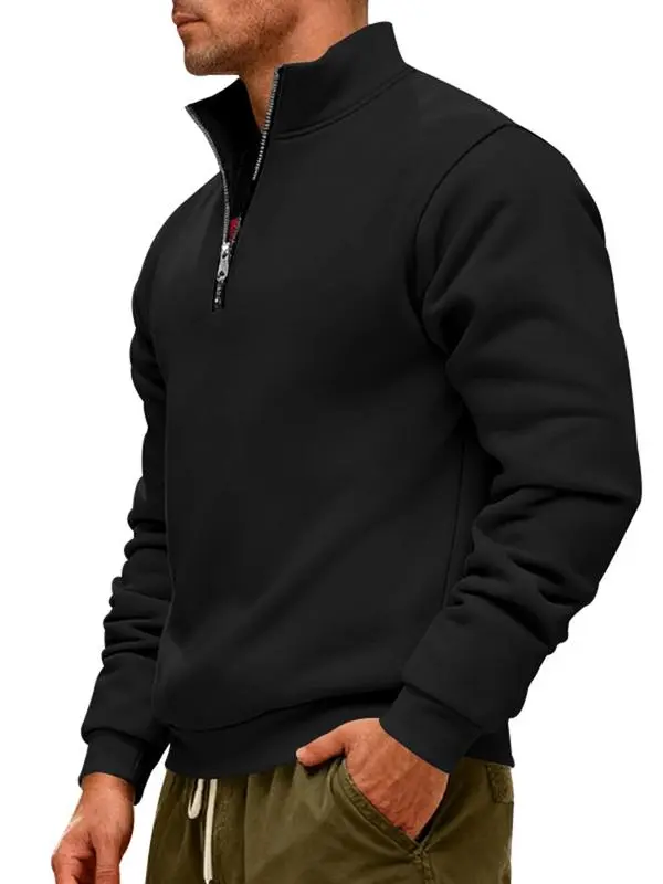 Men's Winter Fleece Lined Hoodie, Casual Hoodie, Thick Heavyweight Loose Fit Outdoor Sportswear